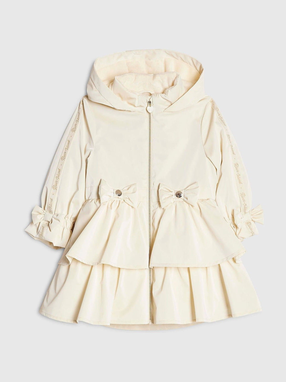 Dsiney Kidz - River Island Cream Frill Bow Raincoat image 1