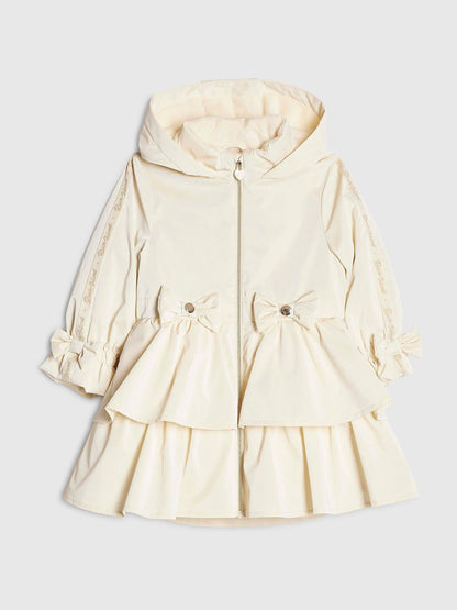 Dsiney Kidz - River Island Cream Frill Bow Raincoat image 1