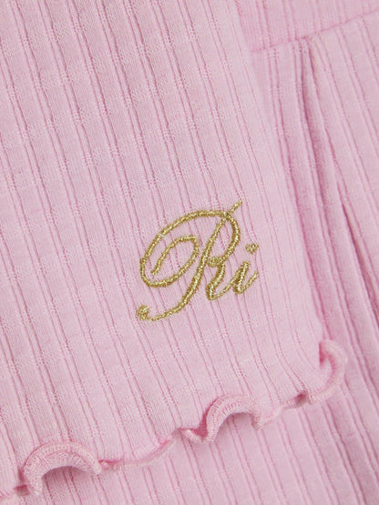 Dsiney Kidz - River Island Pink Textured T-Shirt & Leggings Set image 5