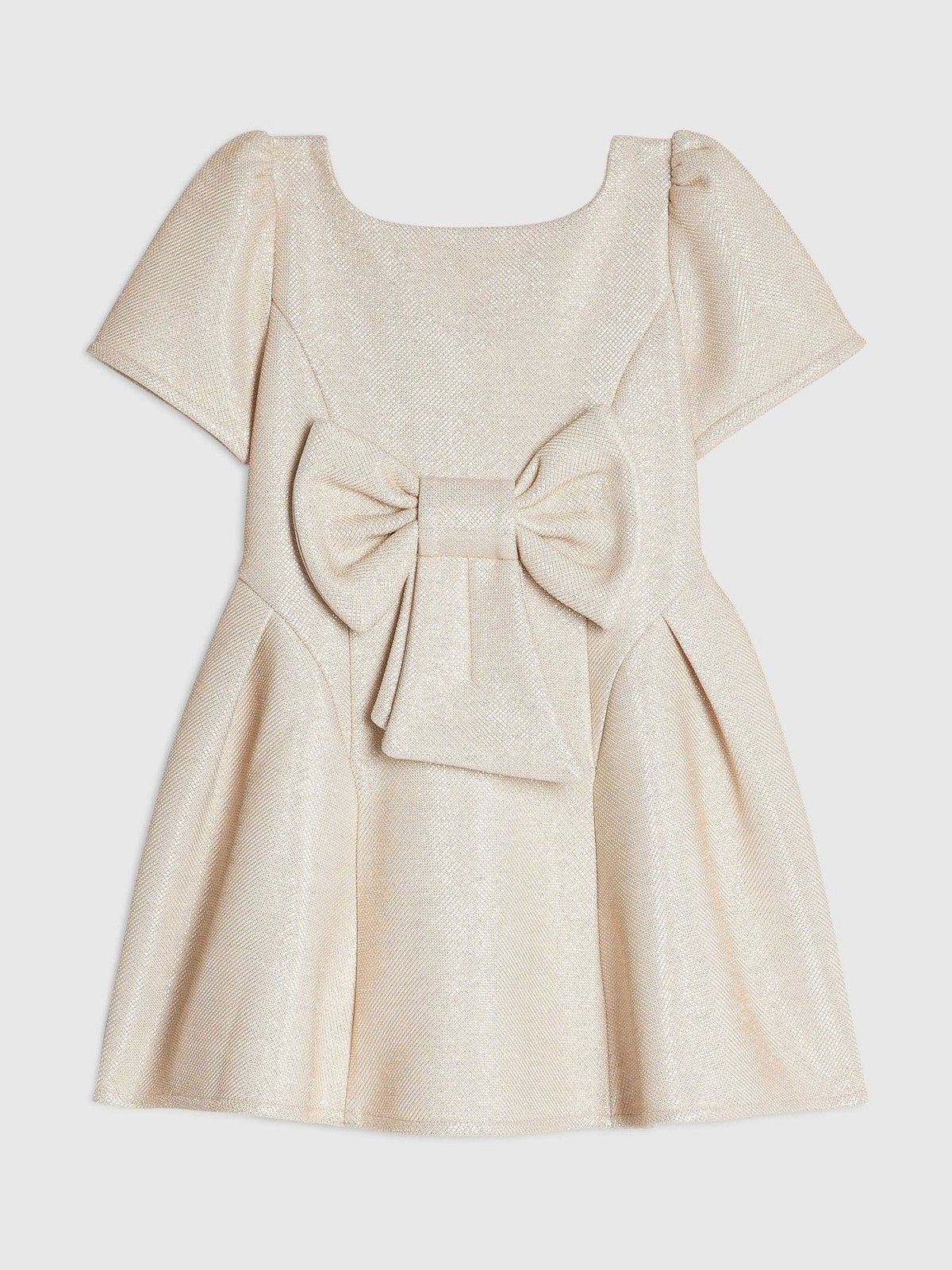 Dsiney Kidz - River Island Brown Bow Scuba Dress image 1