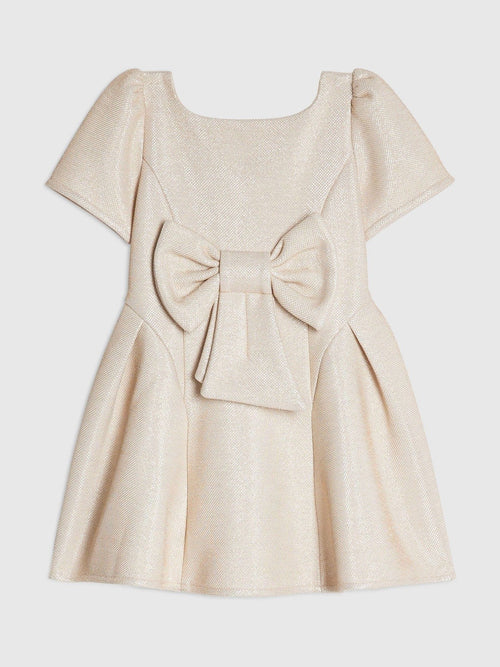 Dsiney Kidz - River Island Brown Bow Scuba Dress image 1