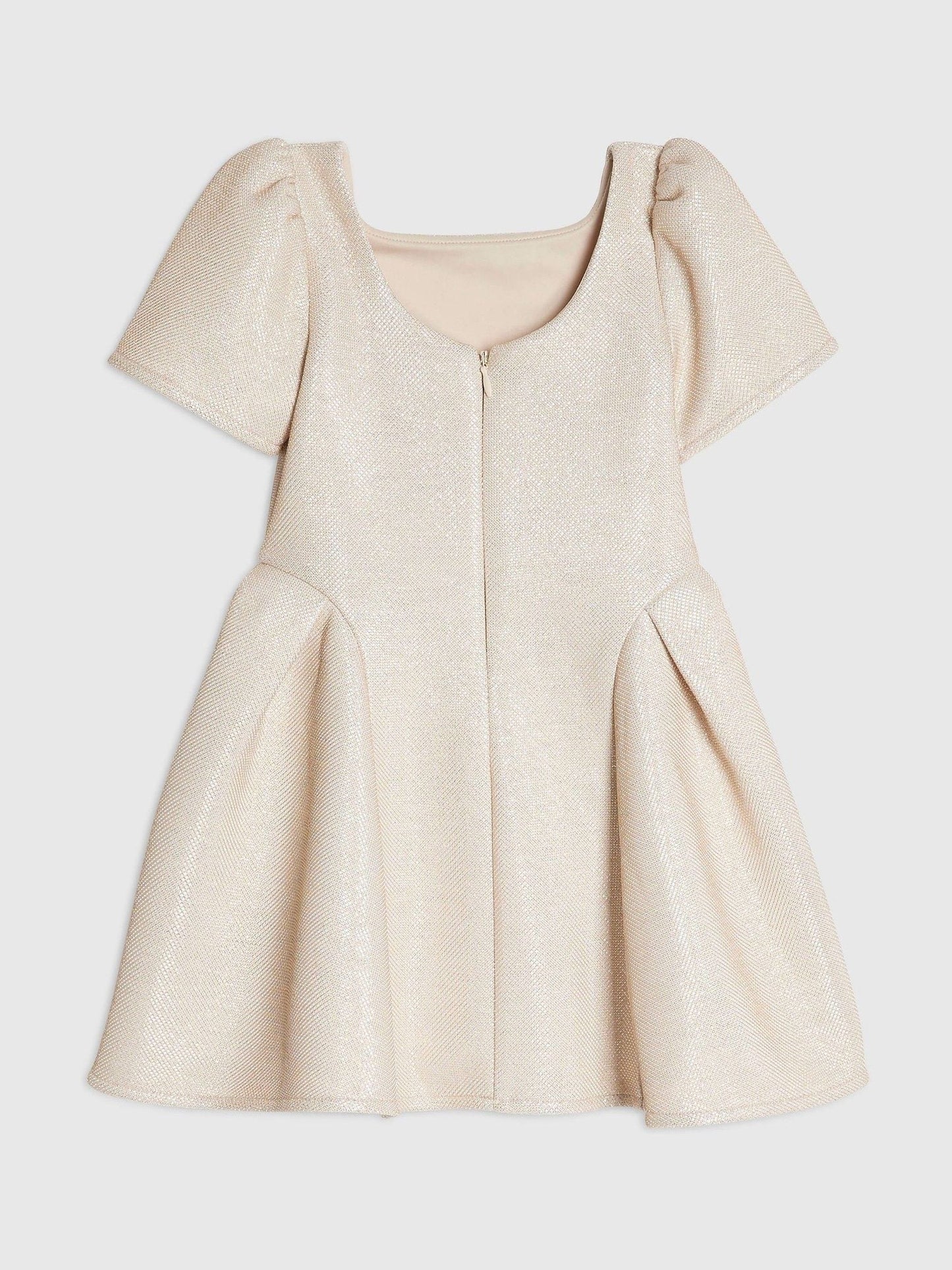Dsiney Kidz - River Island Brown Bow Scuba Dress image 2