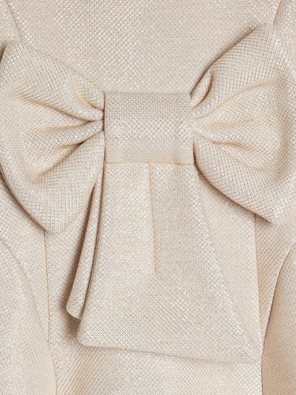 Dsiney Kidz - River Island Brown Bow Scuba Dress image 3