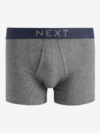 Dsiney Kidz - Grey/Navy 4 pack A-Front Pure 100% Cotton Boxers image 4