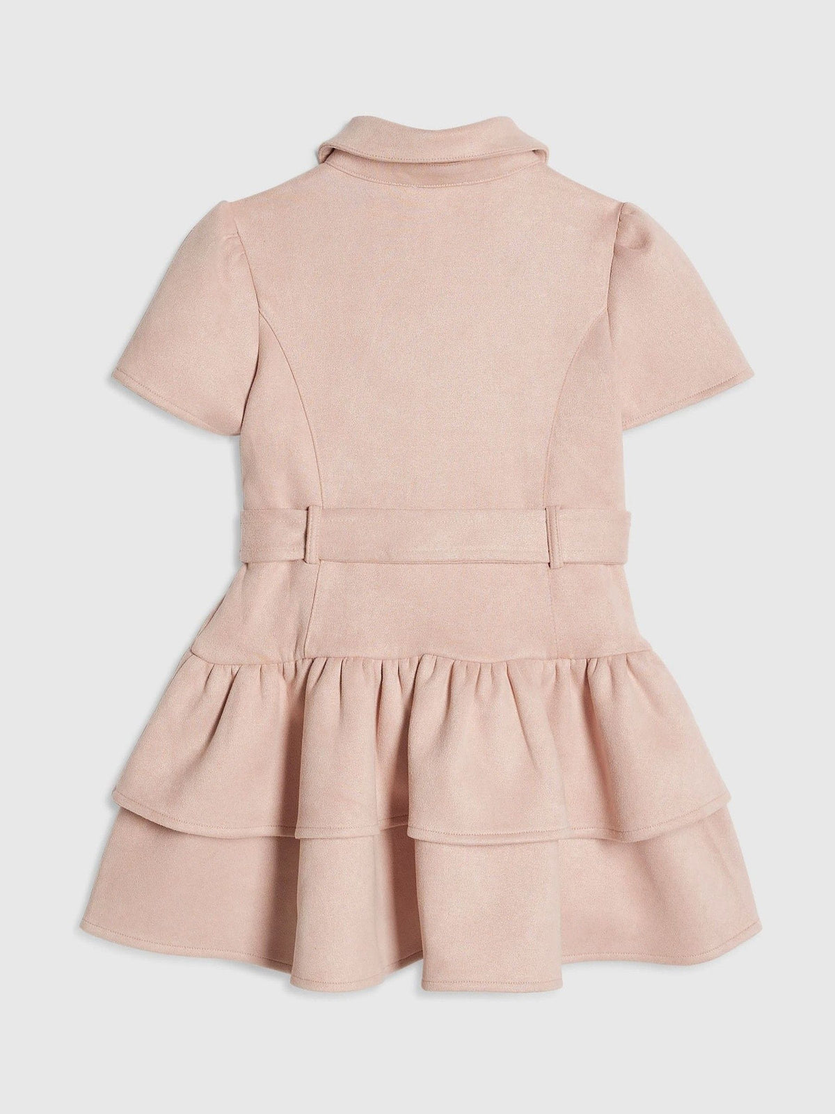 Dsiney Kidz - River Island Pink Suedette Prom Dress image 2