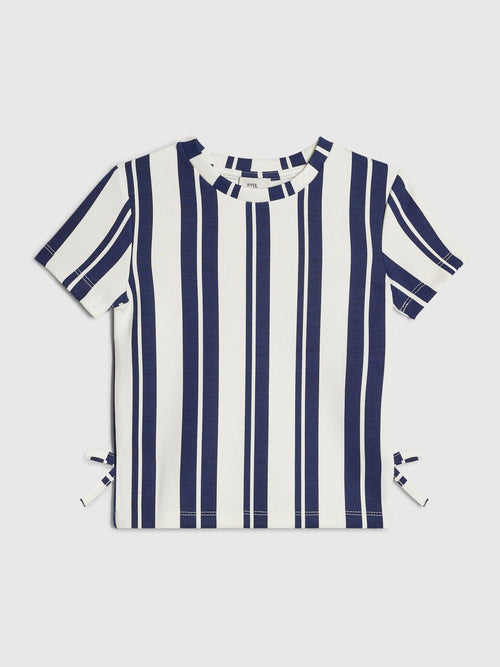 Dsiney Kidz - River Island White Premium Stripe Baby T-Shirt image 1