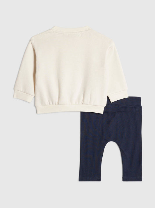 Dsiney Kidz - River Island Blue Cuddle Club Sweat Top & Legging Set image 2