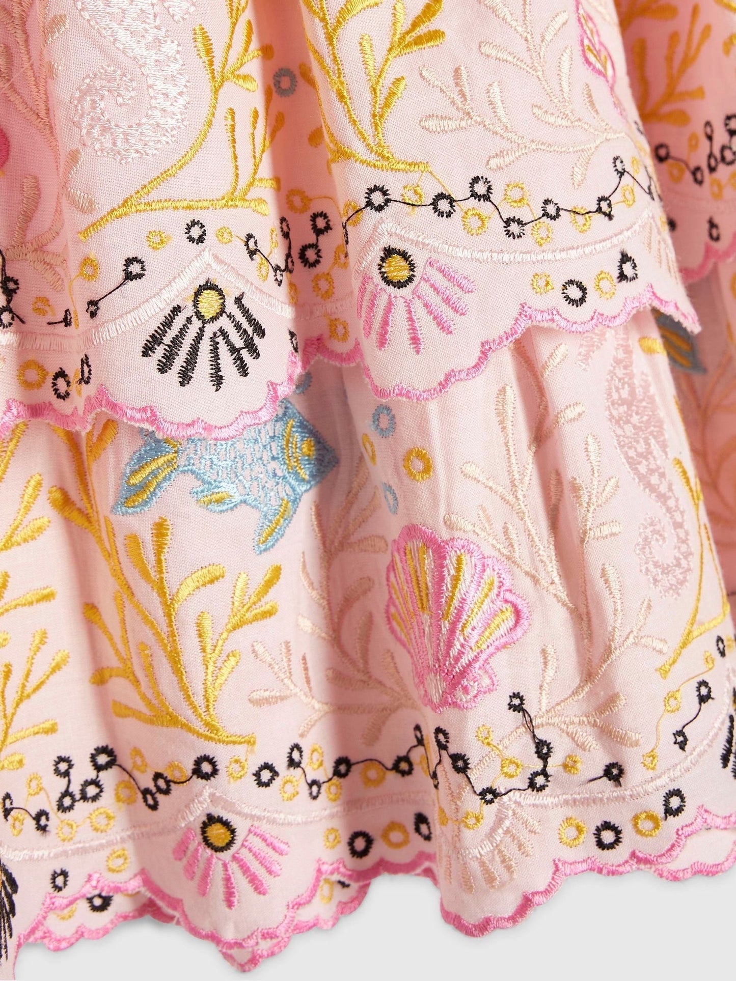 Dsiney Kidz - River Island Pink Beaded Seahorse Top & Skirt Set image 3
