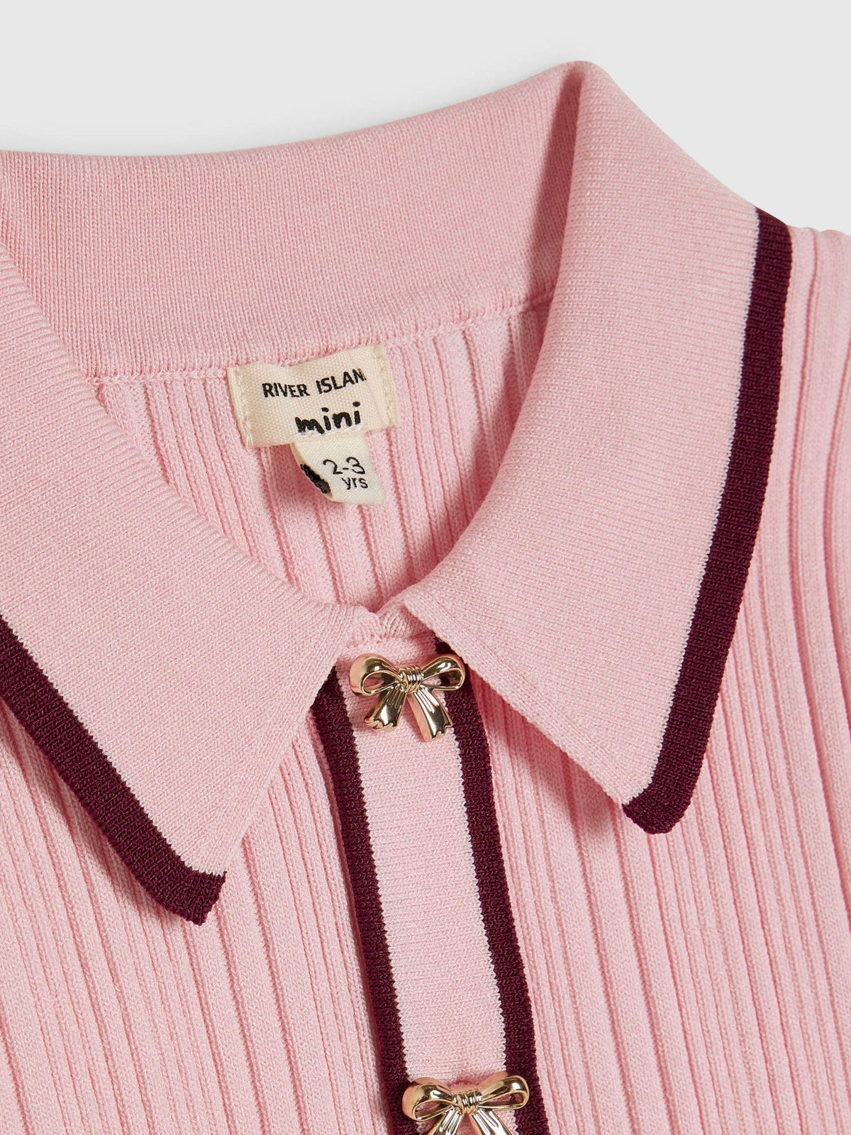 Dsiney Kidz - River Island Pink Peplum Top & Kickflare Set image 5