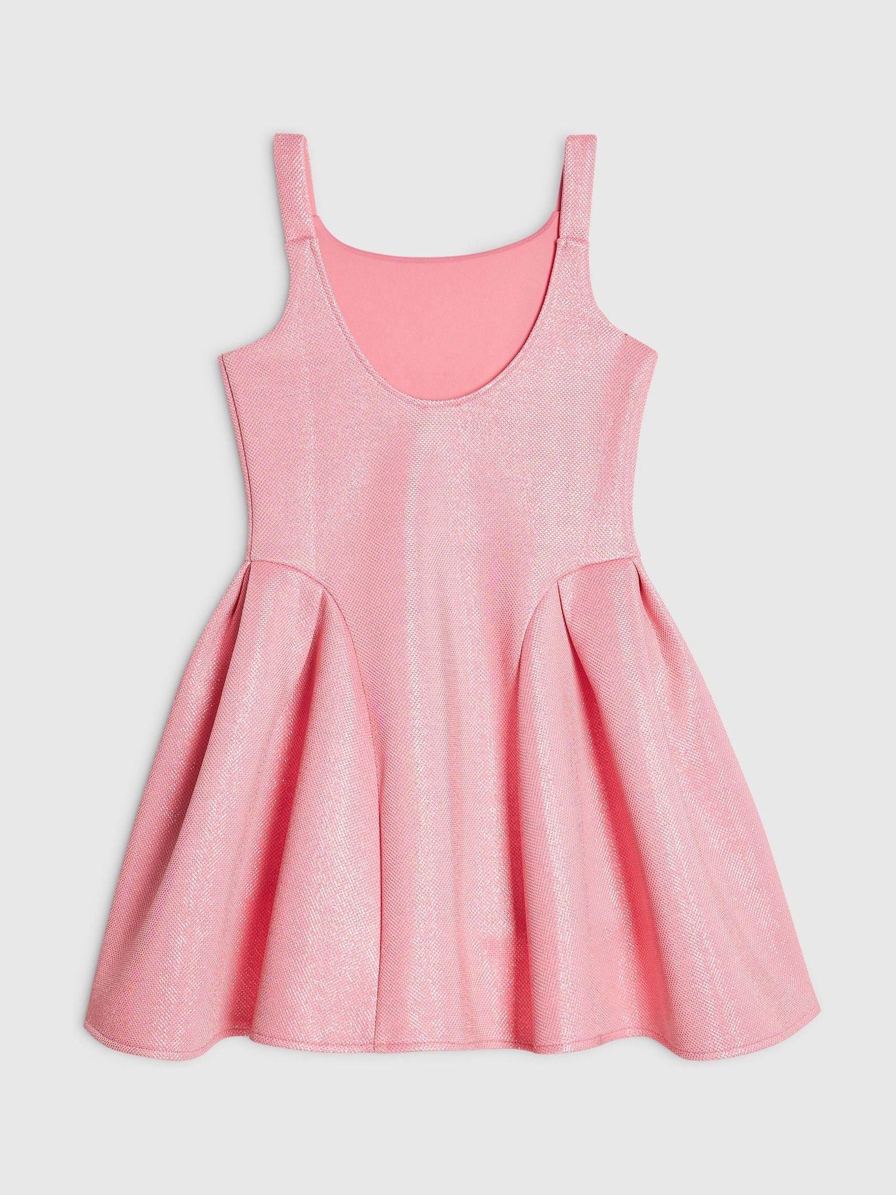 Dsiney Kidz - River Island Pink Glitter Bow Dress image 2