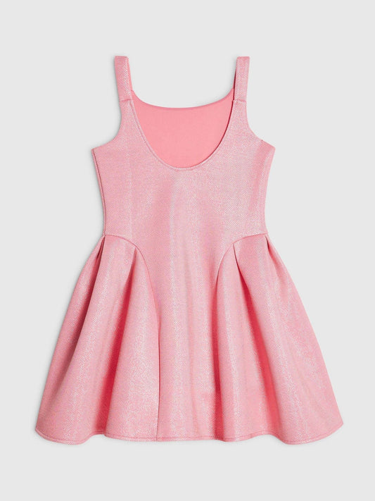Dsiney Kidz - River Island Pink Glitter Bow Dress image 2