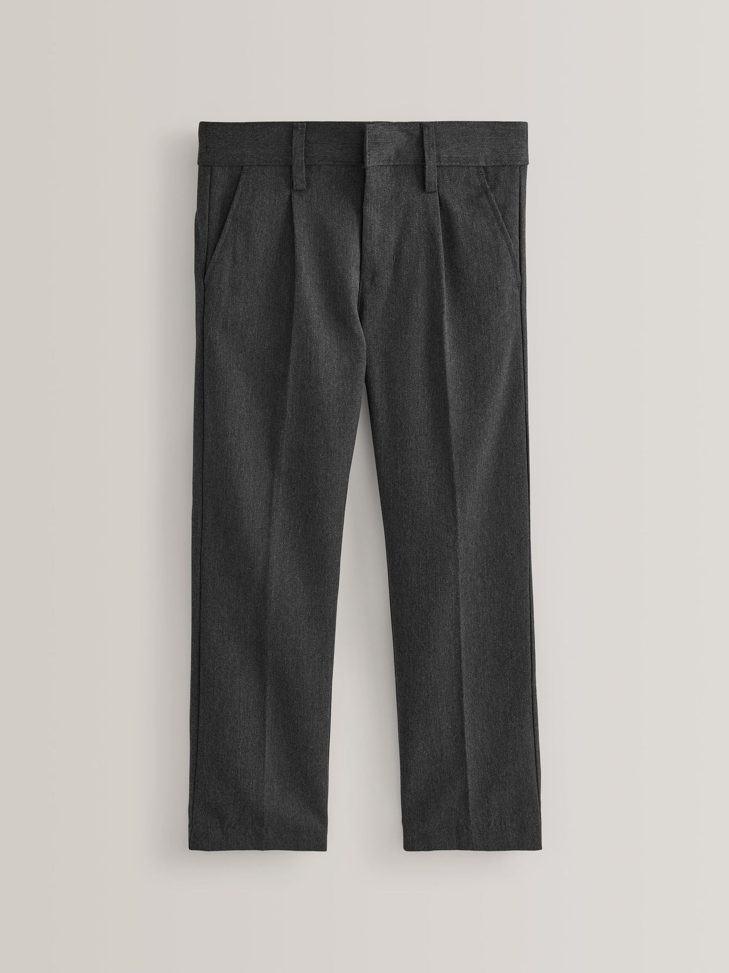 Dsiney Kidz - Grey Regular Waist School Pleat Front Trousers (3-17yrs) image 1