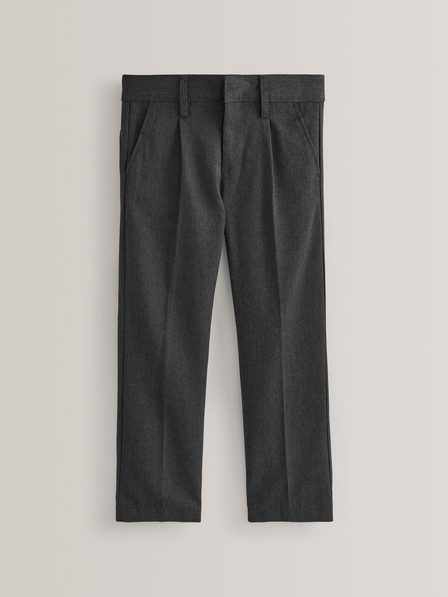 Dsiney Kidz - Grey Regular Waist School Pleat Front Trousers (3-17yrs) image 1