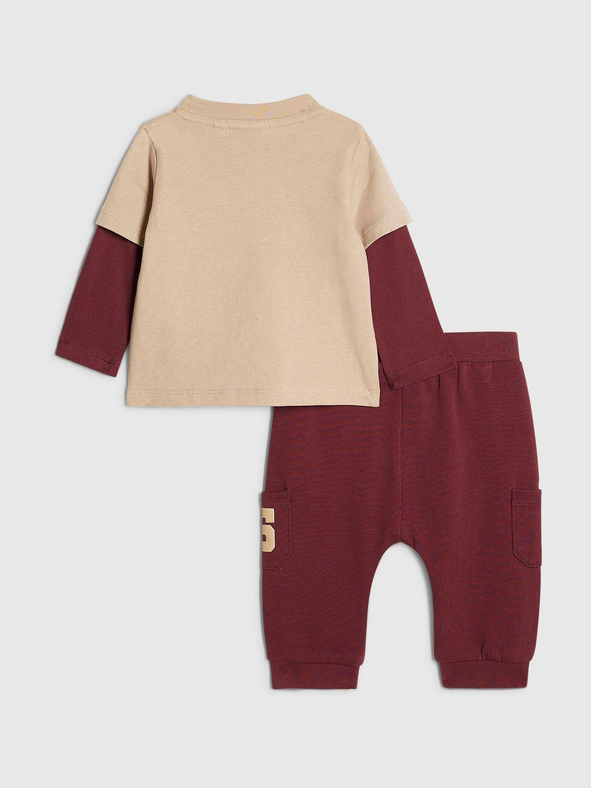 Dsiney Kidz - River Island Red Tiny Champ Top & Jogger Set image 2