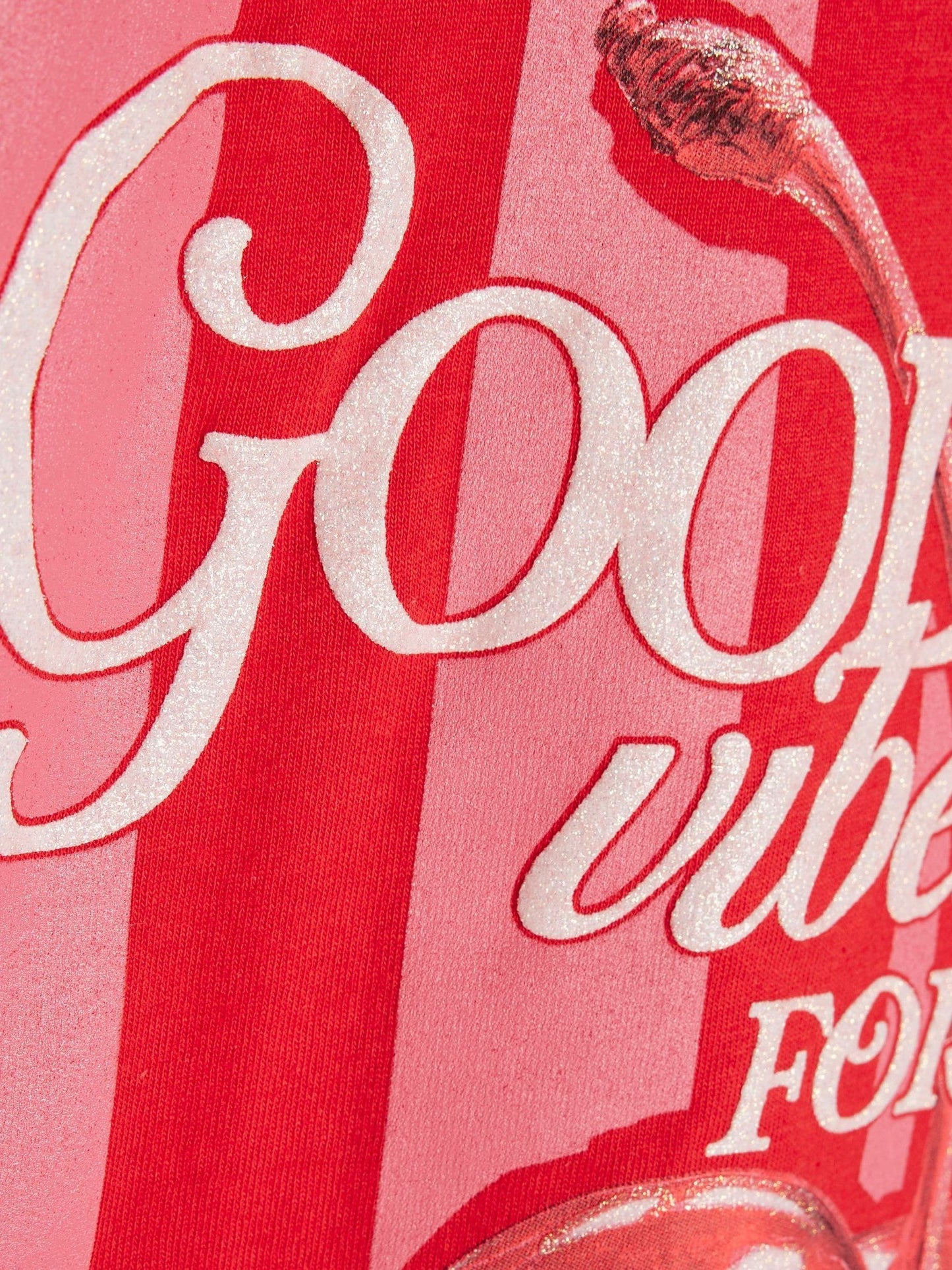 Dsiney Kidz - River Island Red Good Vibes Cherry T-Shirt image 3