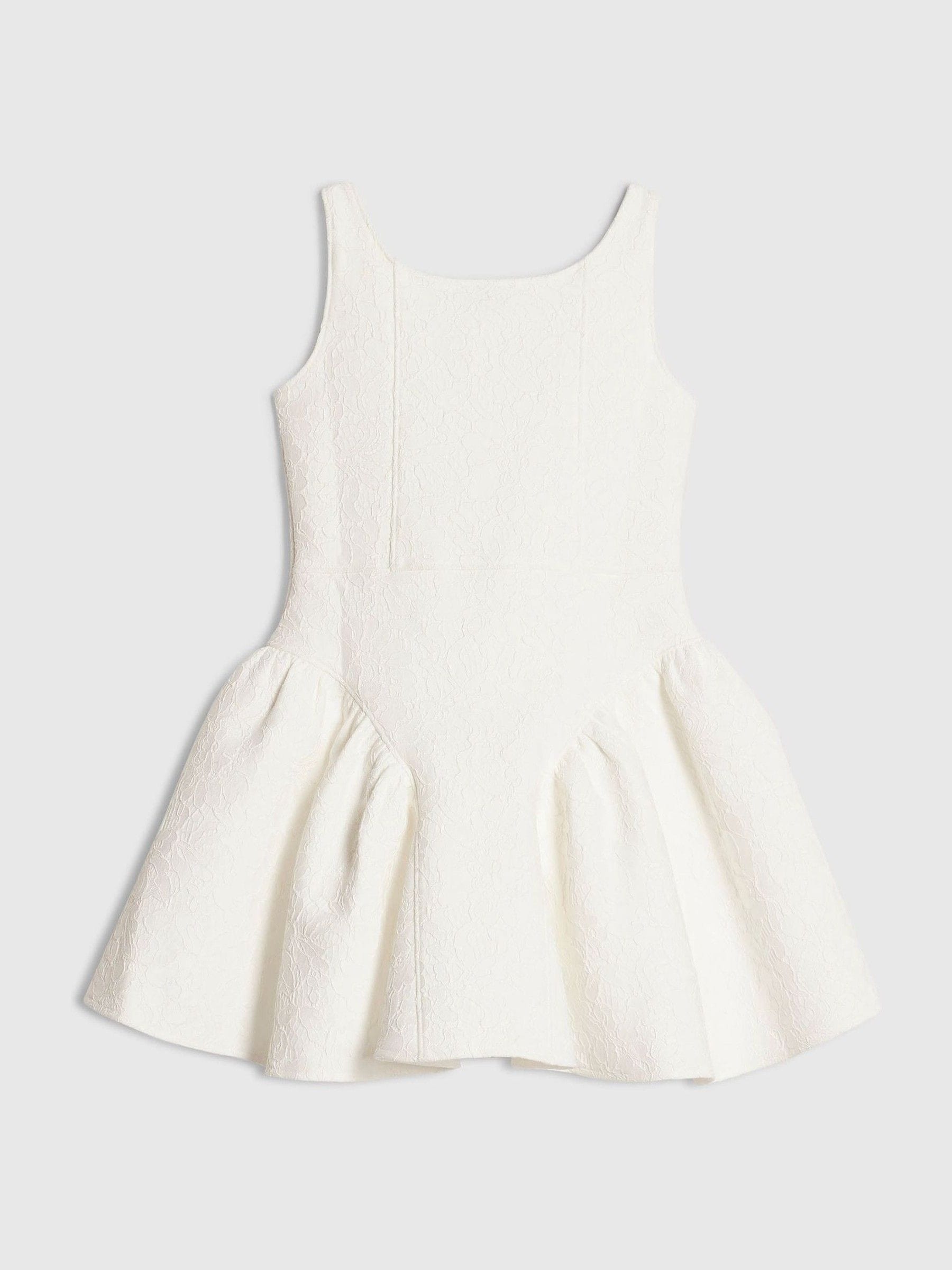 Dsiney Kidz - River Island White Plain Lace Premium Dress image 2