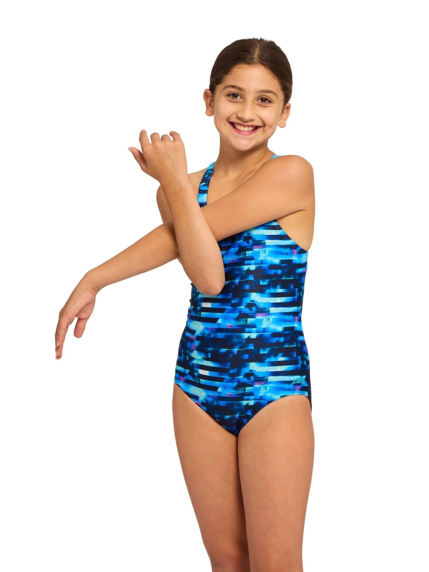 Dsiney Kidz - Zoggs Blue Rowleeback Swimsuit image 4