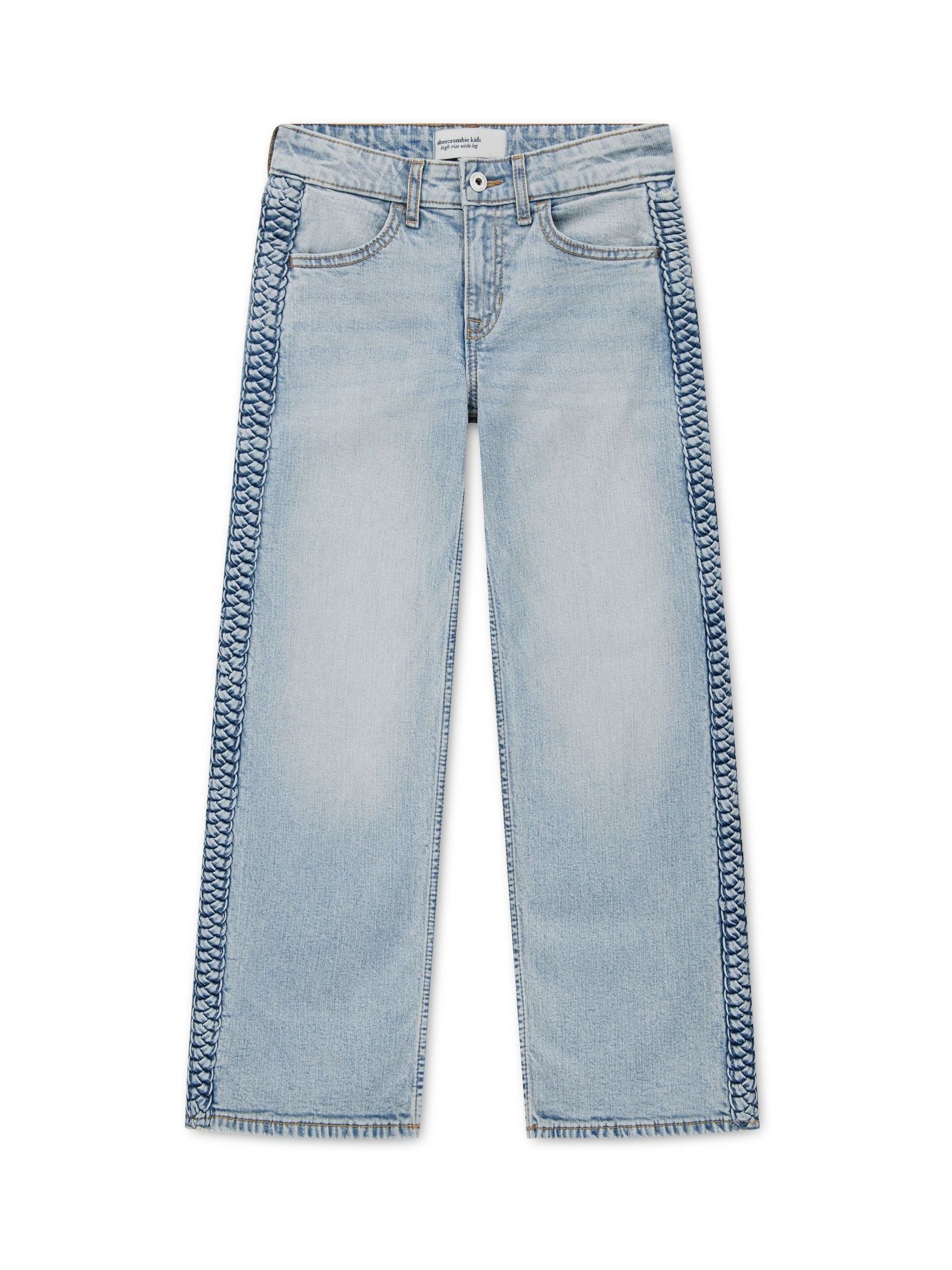 Dsiney Kidz - Abercrombie & Fitch Blue Braided Wide Leg Jeans image 4