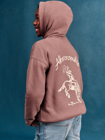 Dsiney Kidz - Abercrombie & Fitch Brown Saddle Up Pullover Hoodie image 1