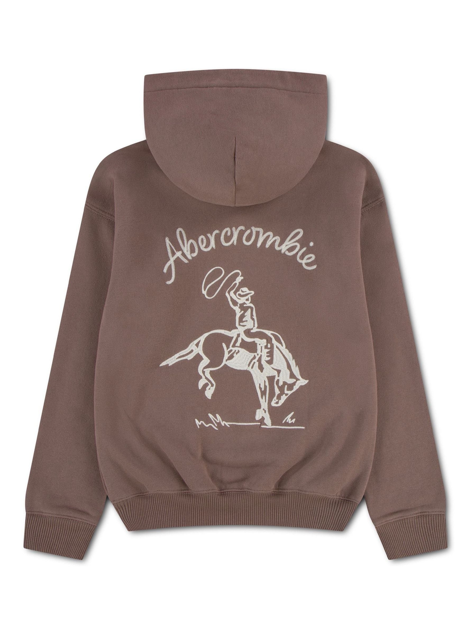 Dsiney Kidz - Abercrombie & Fitch Brown Saddle Up Pullover Hoodie image 4