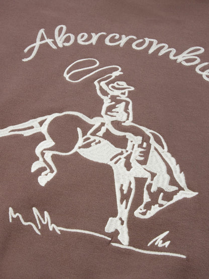 Dsiney Kidz - Abercrombie & Fitch Brown Saddle Up Pullover Hoodie image 5