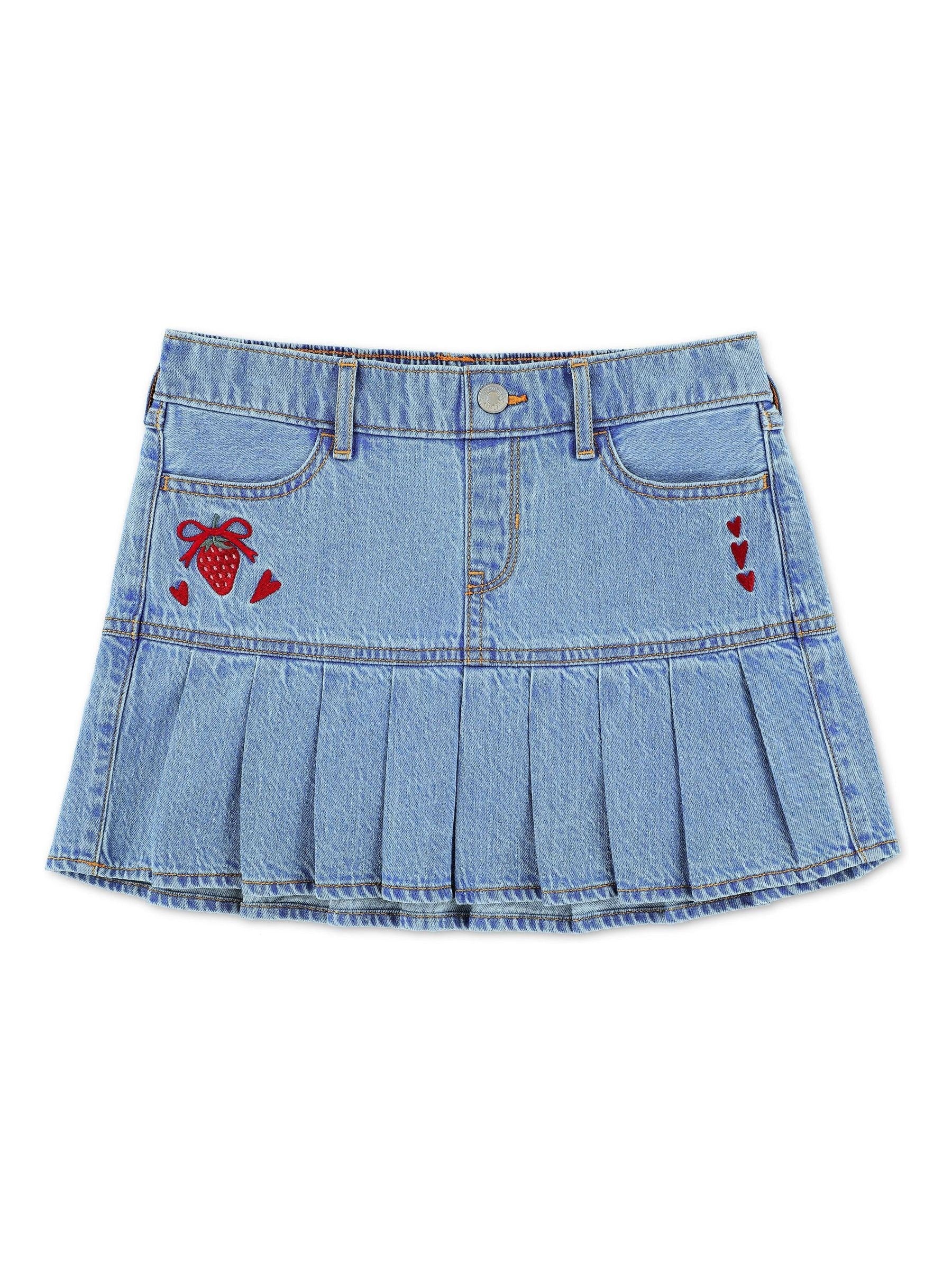 Dsiney Kidz - Abercrombie & Fitch Blue Drop Waist Pleated Mini Skirt image 1