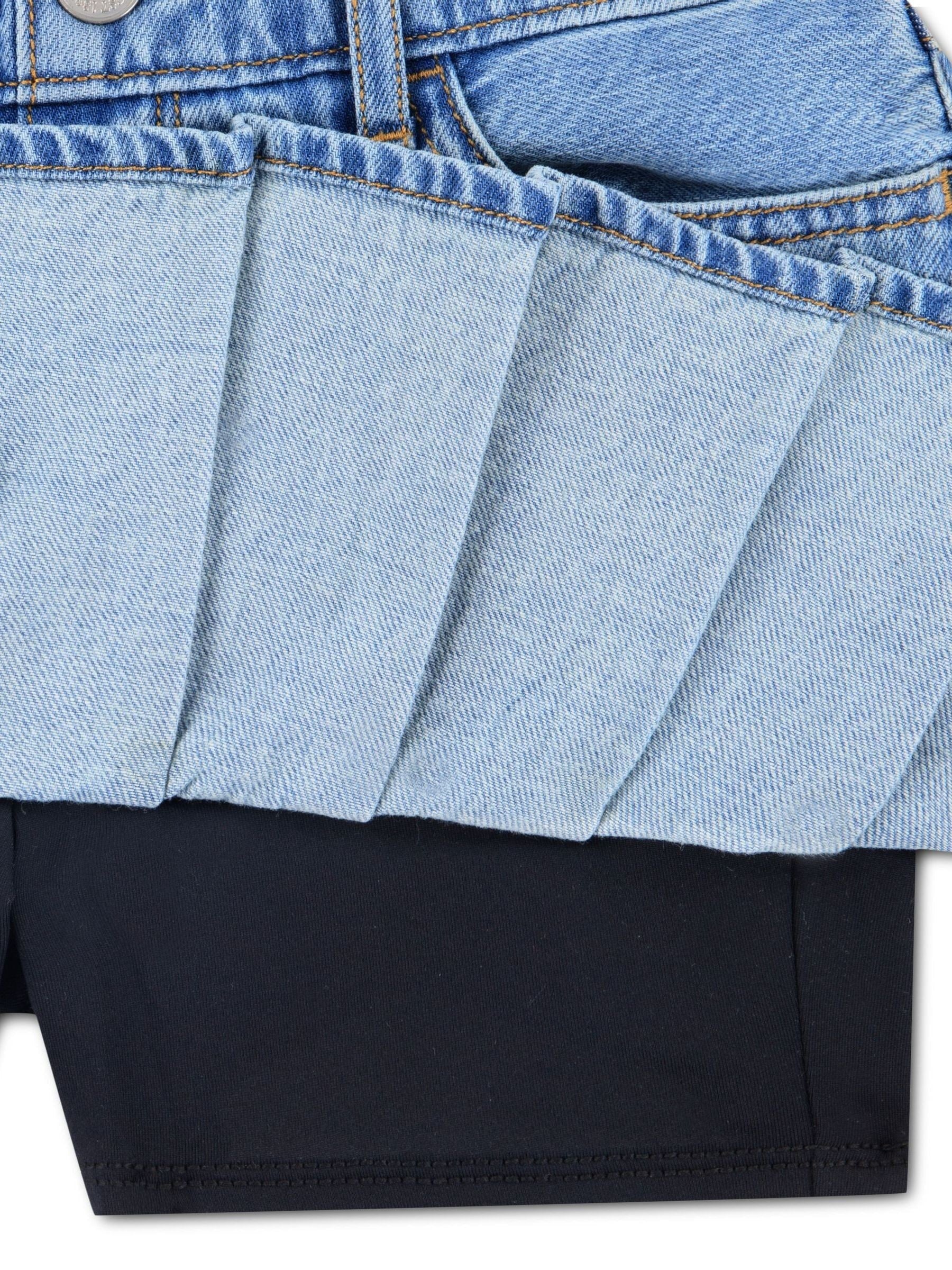 Dsiney Kidz - Abercrombie & Fitch Blue Drop Waist Pleated Mini Skirt image 4