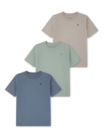 Dsiney Kidz - Abercrombie & Fitch Grey Short Sleeve T-Shirts 3 Pack image 1