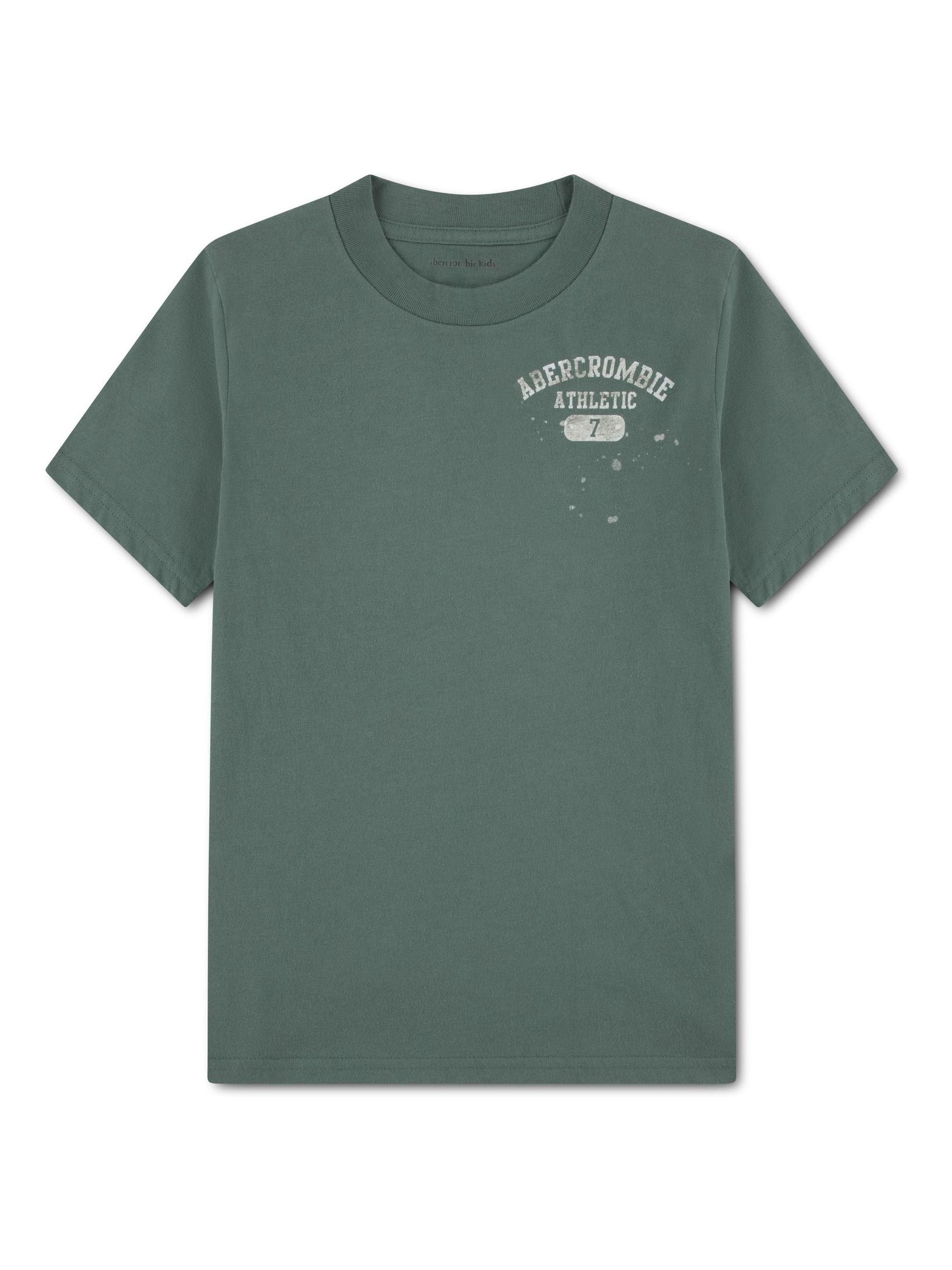 Dsiney Kidz - Abercrombie & Fitch Green Athletic Core Lockup T-Shirt image 1