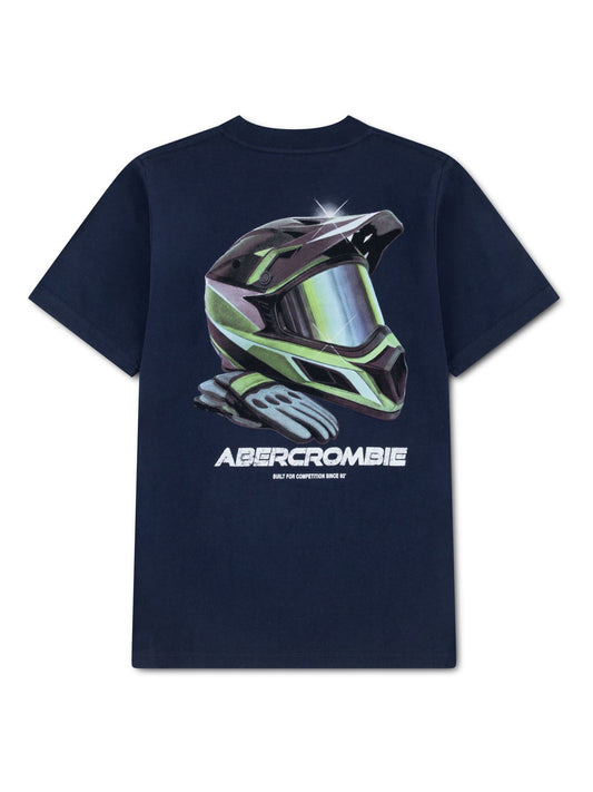 Dsiney Kidz - Abercrombie & Fitch Blue Racing Helmet T-Shirt image 1