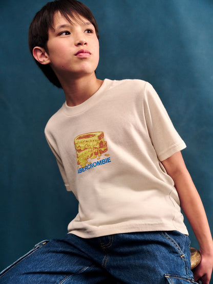 Dsiney Kidz - Abercrombie & Fitch Cream Grilled Cheese T-Shirt image 2