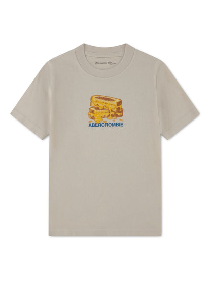 Dsiney Kidz - Abercrombie & Fitch Cream Grilled Cheese T-Shirt image 3
