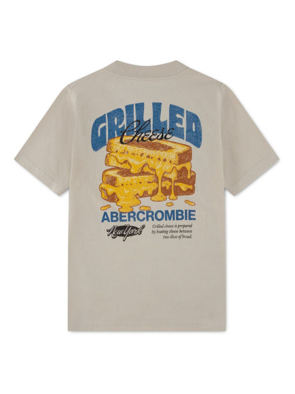 Dsiney Kidz - Abercrombie & Fitch Cream Grilled Cheese T-Shirt image 4