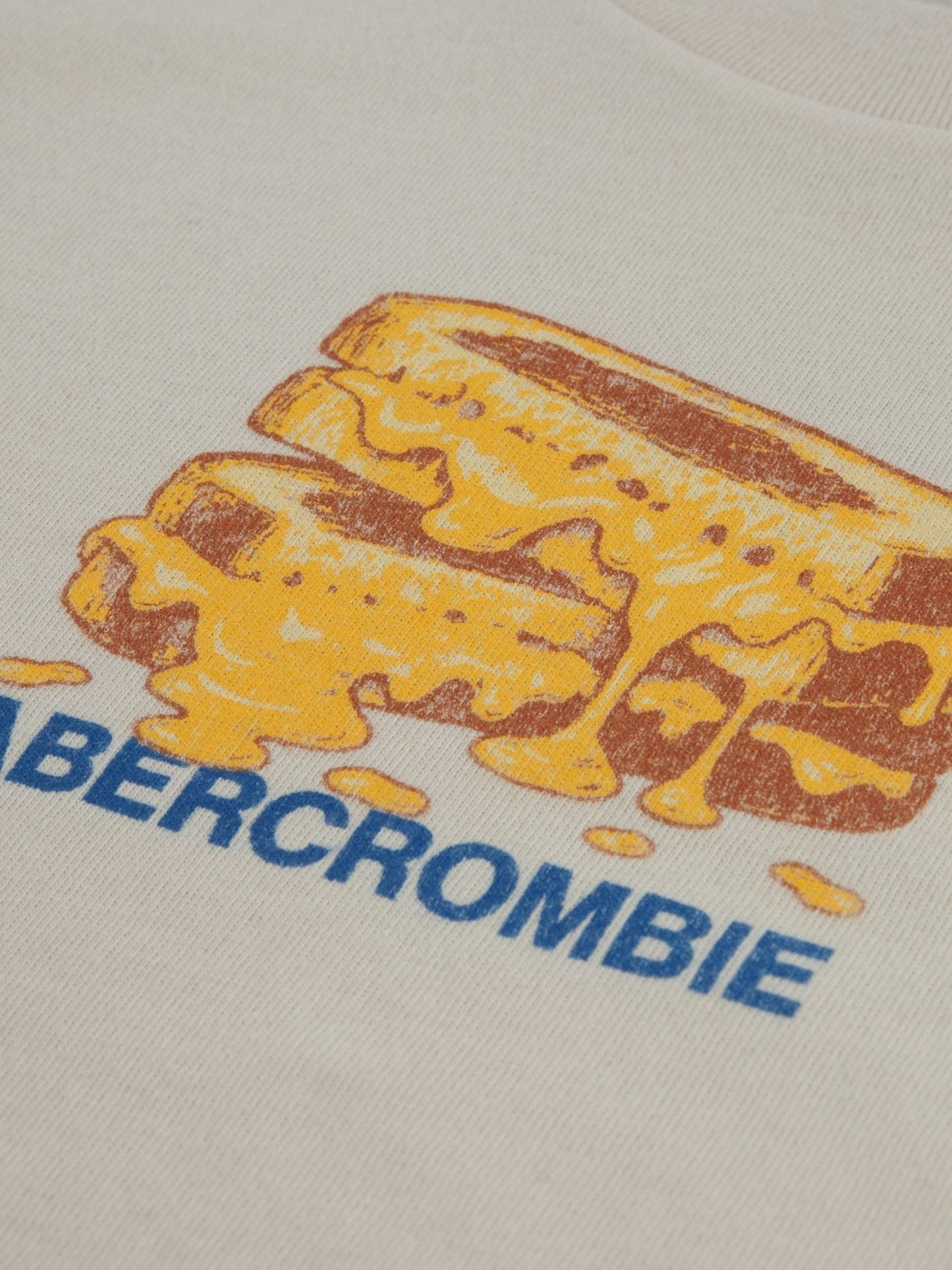 Dsiney Kidz - Abercrombie & Fitch Cream Grilled Cheese T-Shirt image 5