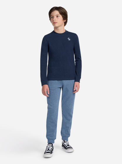 Dsiney Kidz - Abercrombie & Fitch Blue/Grey/Navy Blue Long Sleeve T-Shirts 3 Pack image 2