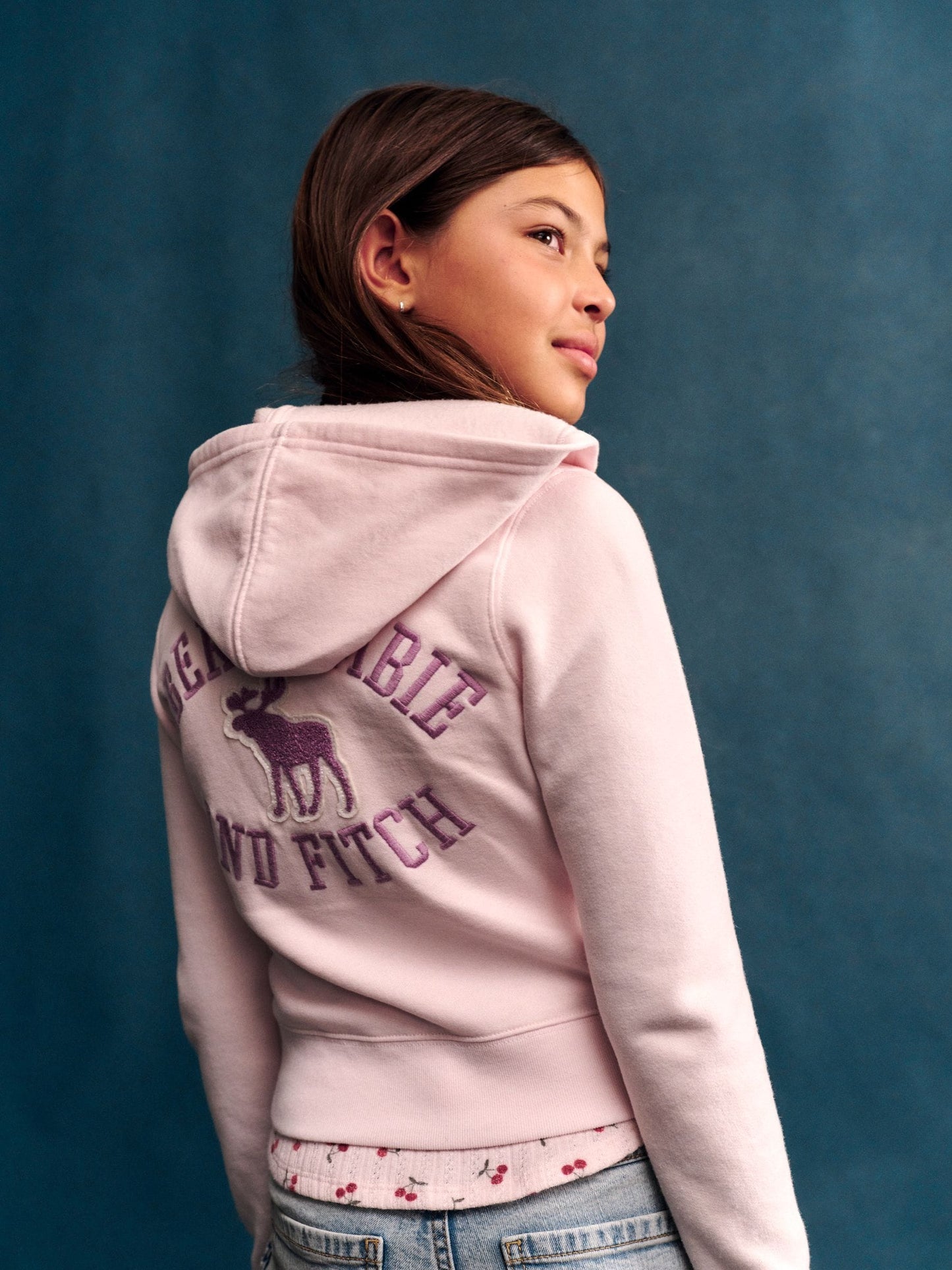 Dsiney Kidz - Abercrombie & Fitch Pink Rosette Pointelle T-Shirt image 3