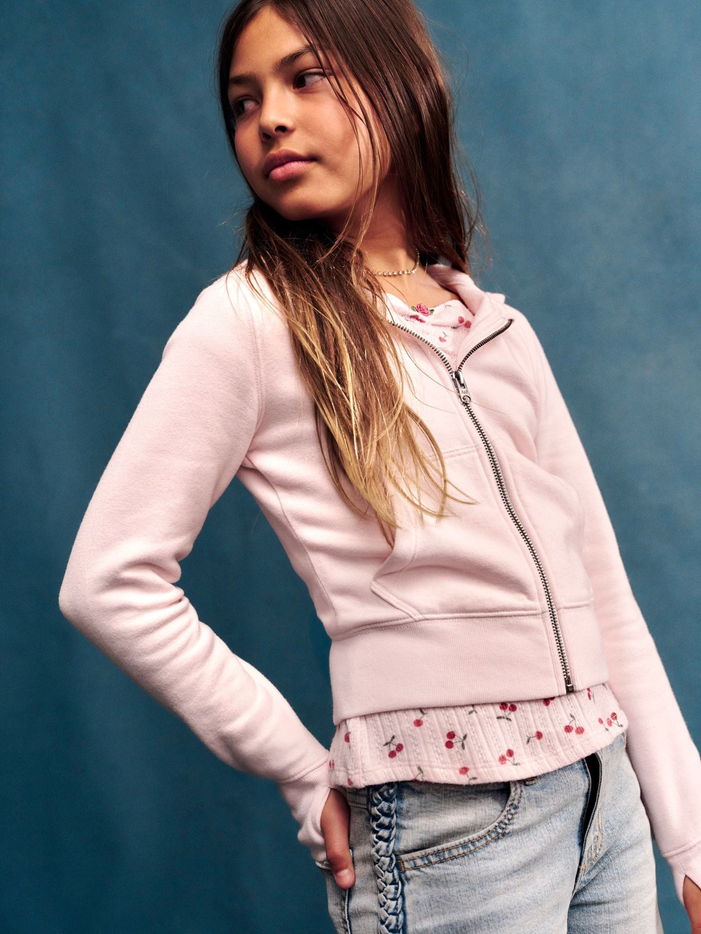 Dsiney Kidz - Abercrombie & Fitch Pink Rosette Pointelle T-Shirt image 4