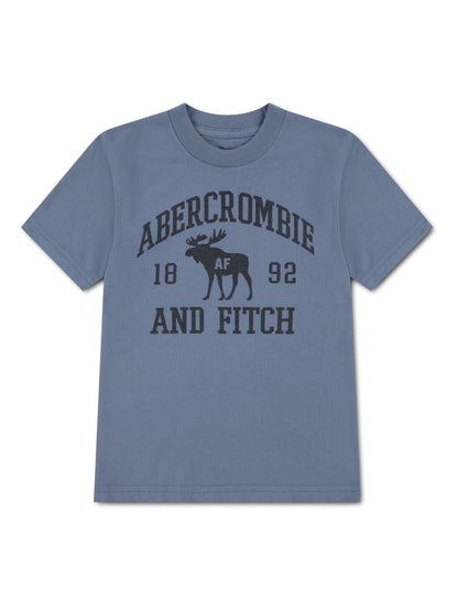 Dsiney Kidz - Abercrombie & Fitch Blue Moose Lockup T-Shirt image 1