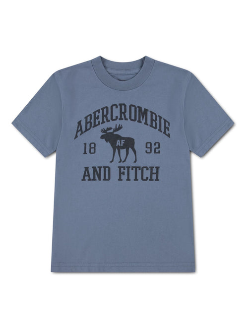 Dsiney Kidz - Abercrombie & Fitch Blue Moose Lockup T-Shirt image 1