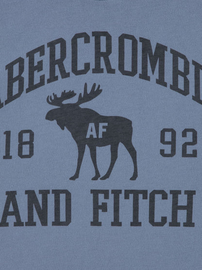 Dsiney Kidz - Abercrombie & Fitch Blue Moose Lockup T-Shirt image 3