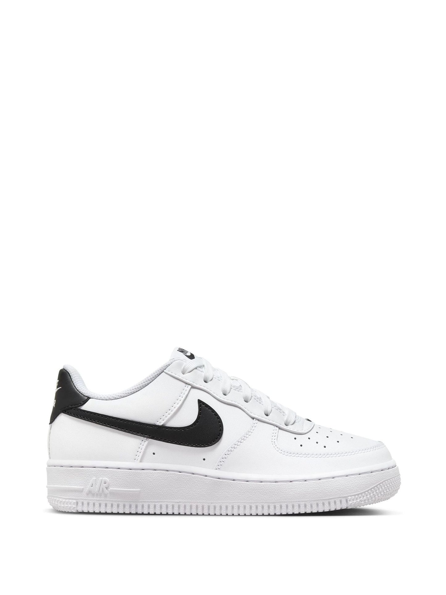 Nike White/Black Youth Air Force 1 Trainers image 3