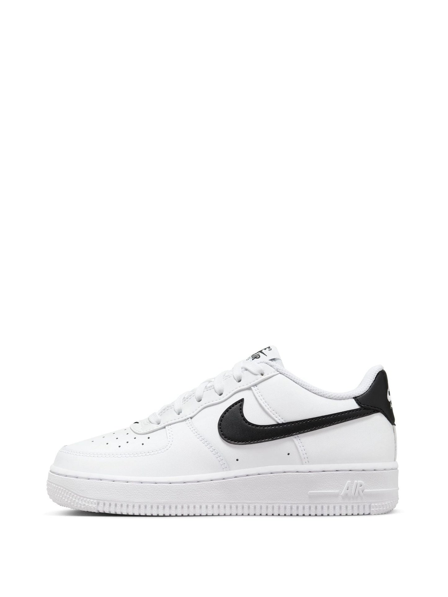 Nike White/Black Youth Air Force 1 Trainers image 4