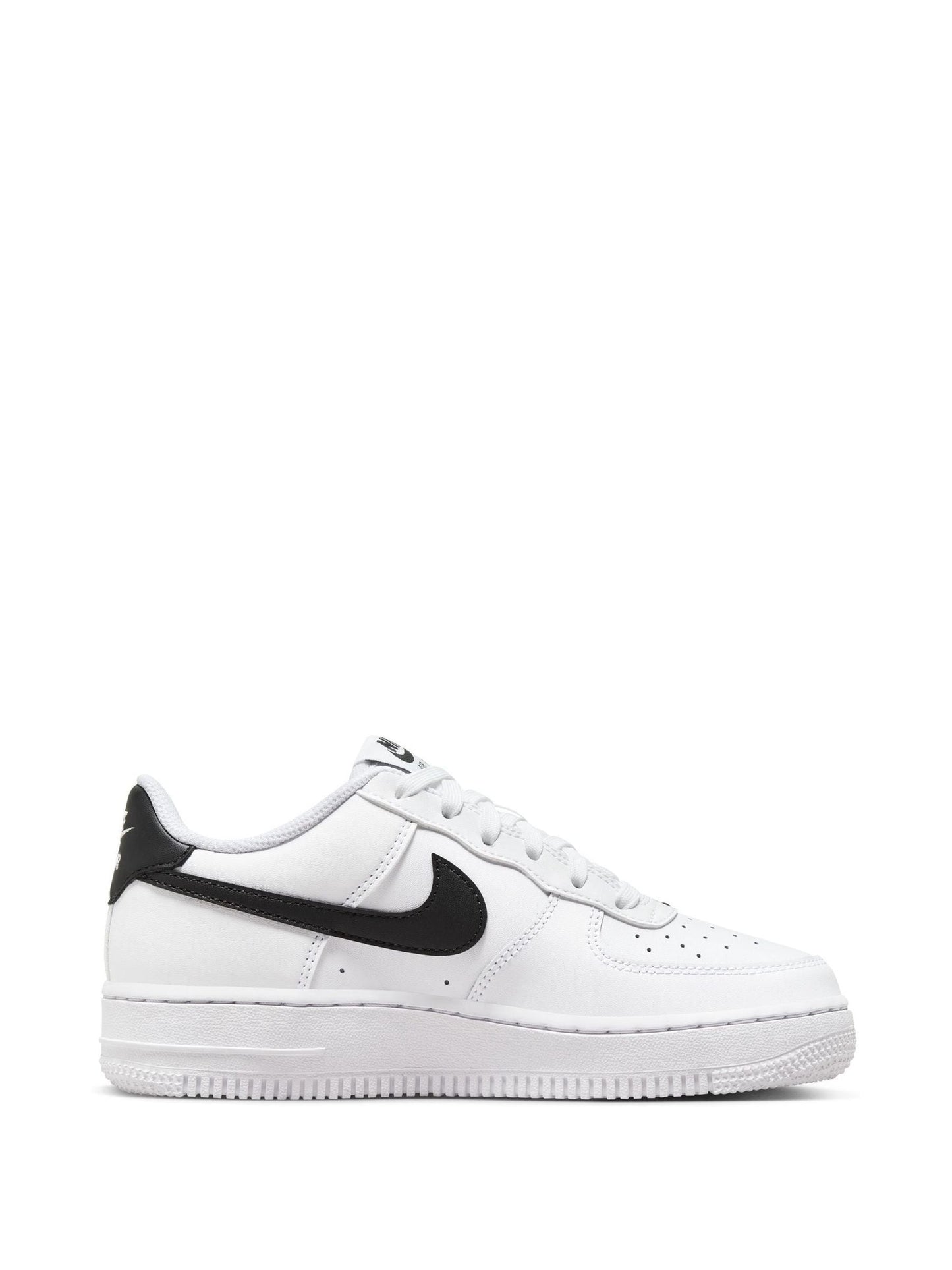 Nike White/Black Youth Air Force 1 Trainers image 5