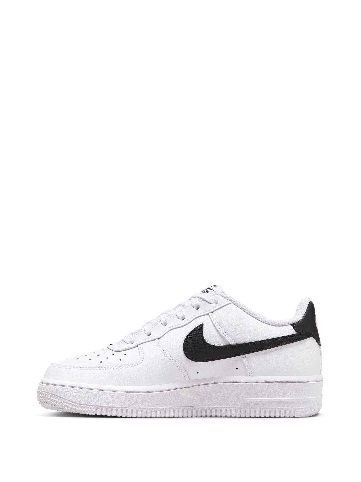 Nike White/Black Youth Air Force 1 Trainers image 6
