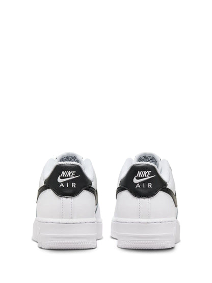 Nike White/Black Youth Air Force 1 Trainers image 8