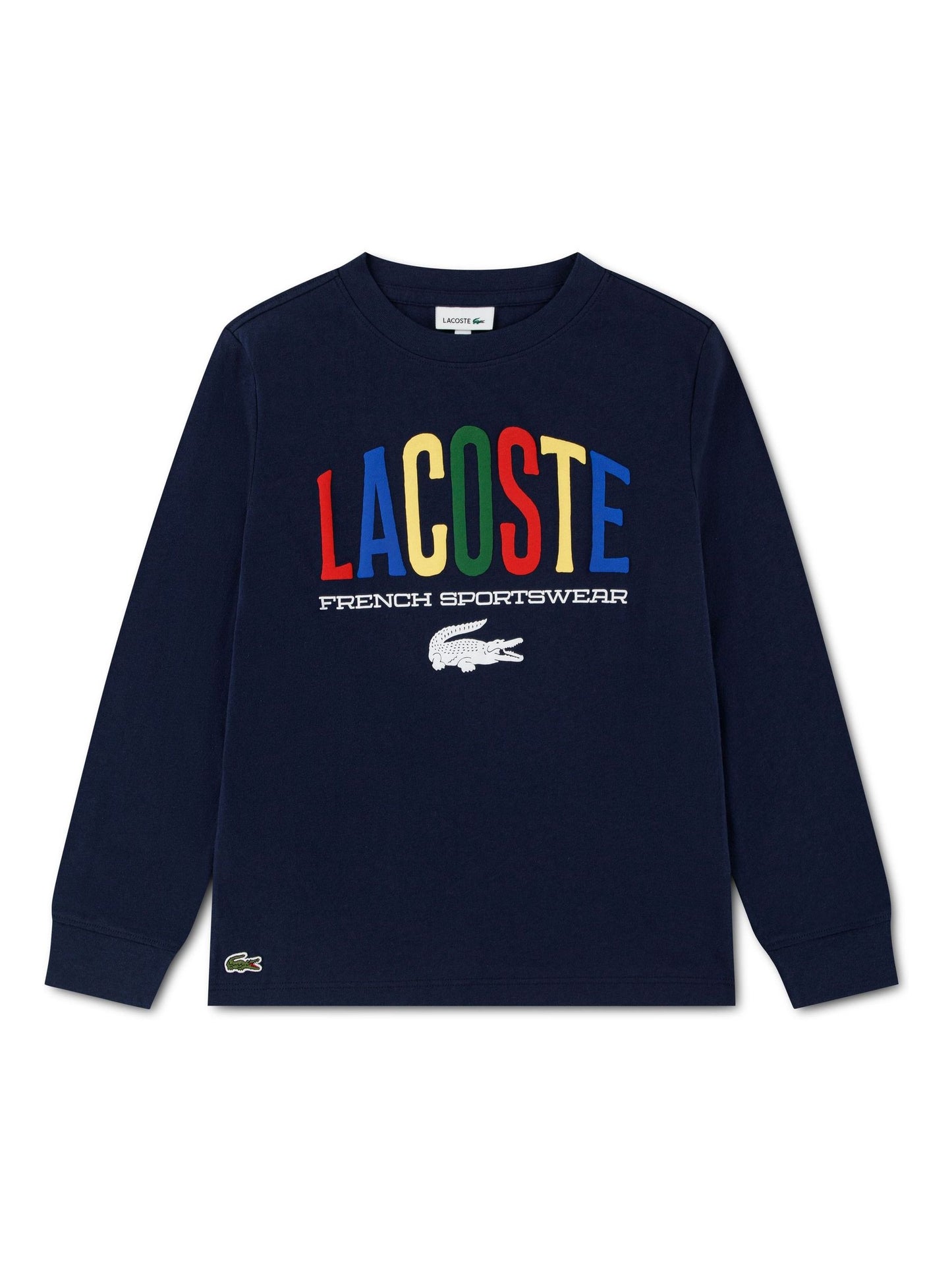 Dsiney Kidz - Lacoste Blue Long Sleeve Graphic T-Shirt image 1