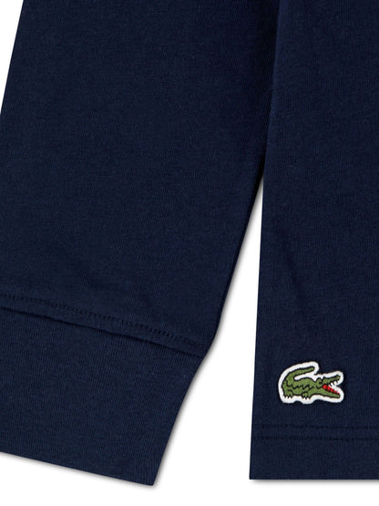Dsiney Kidz - Lacoste Blue Long Sleeve Graphic T-Shirt image 3
