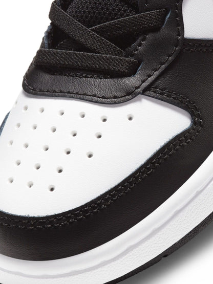 Nike Black/Pink Junior Court Borough Mid Trainers image 9