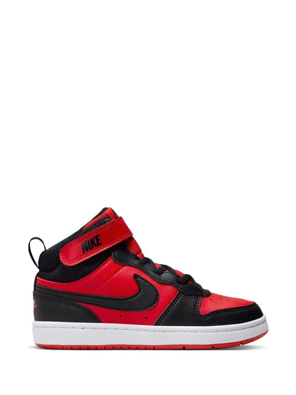 Nike Red/Black Junior Court Borough Mid Trainers image 1