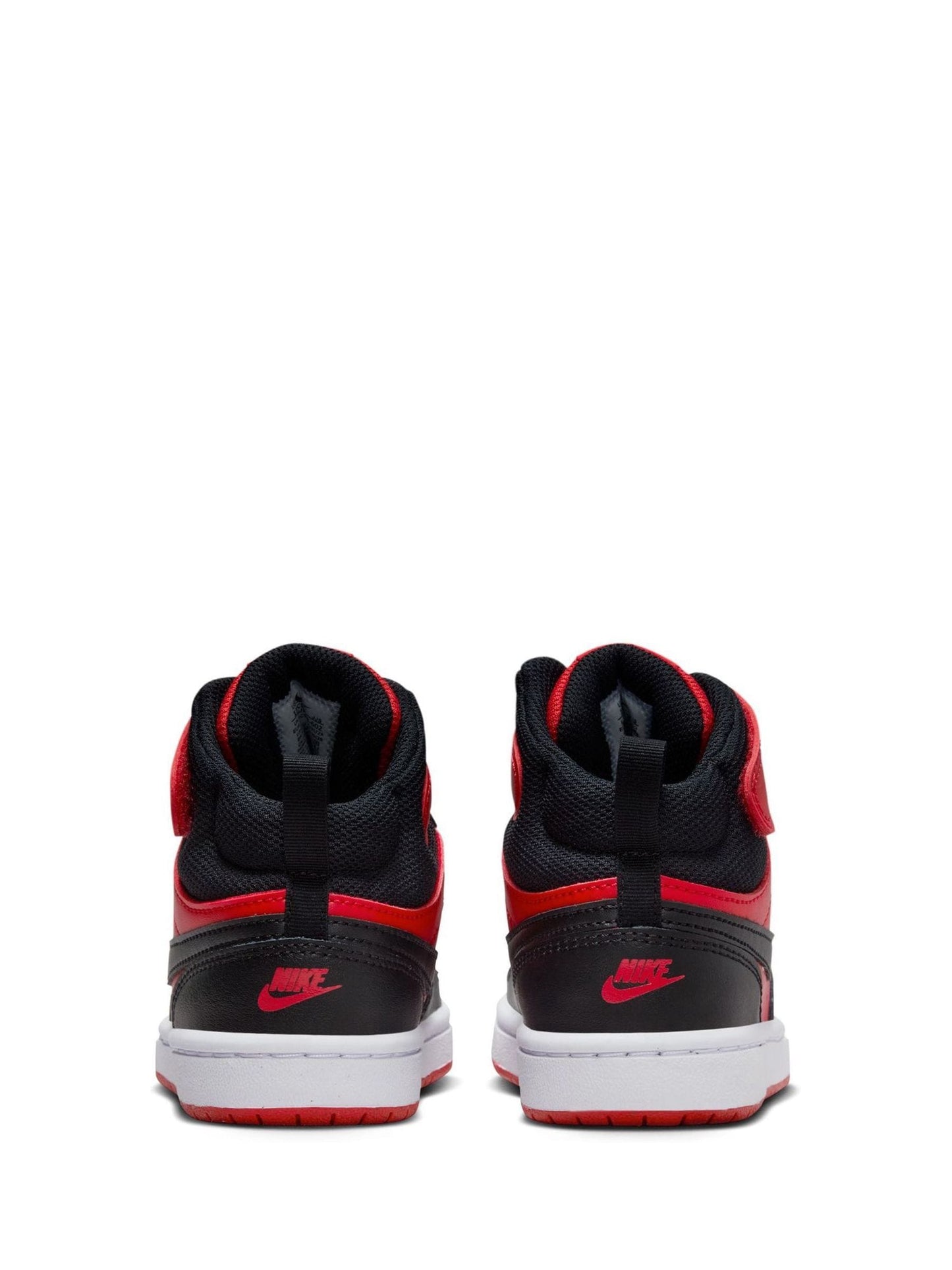 Nike Red/Black Junior Court Borough Mid Trainers image 6